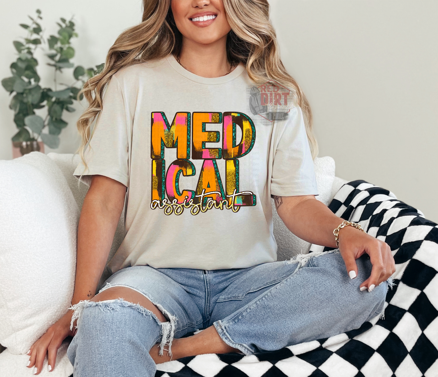 Medical Assistant DTF Transfer | Trendy Career DTF Transfer | Ready to Press | High Quality DTF Transfers | Fast Shipping