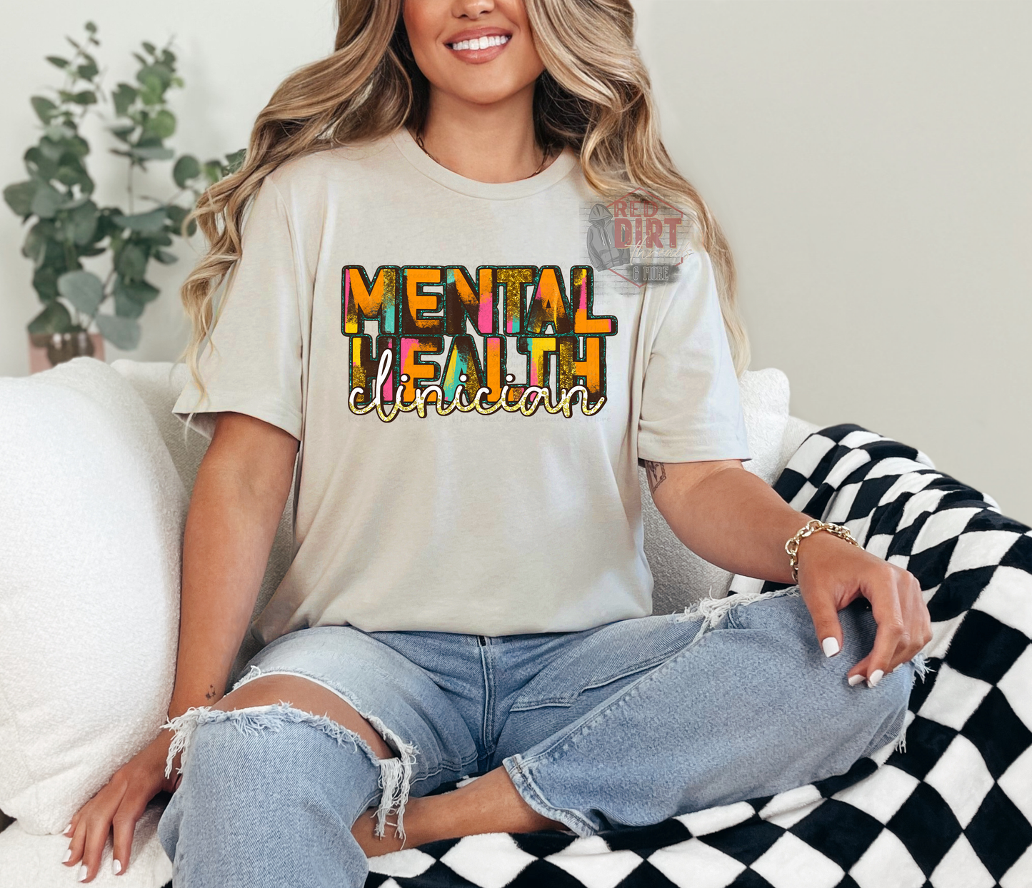 Mental Health Clinician DTF Transfer | Trendy Career DTF Transfer | Ready to Press | High Quality DTF Transfers | Fast Shipping