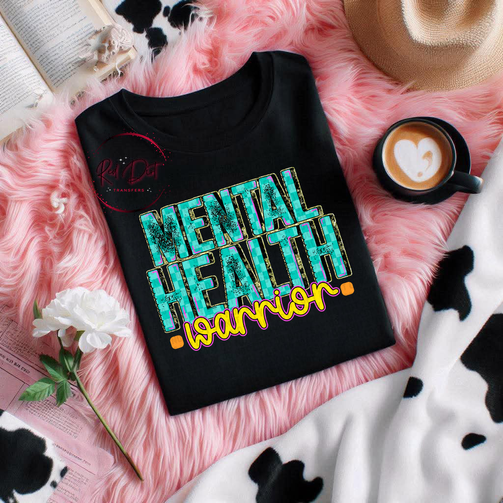 Mental Health Warrior T-Shirt | Trendy Mental Health Shirt | Fast Shipping | Super Soft Shirts for Men/Women/Kid's
