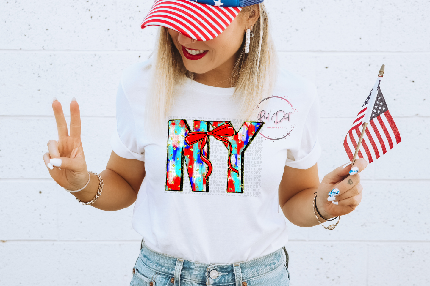 New York DTF Transfer | Trendy Independence Day DTF Transfer | Instant Peel Transfers | Ready to Press | Fast Shipping