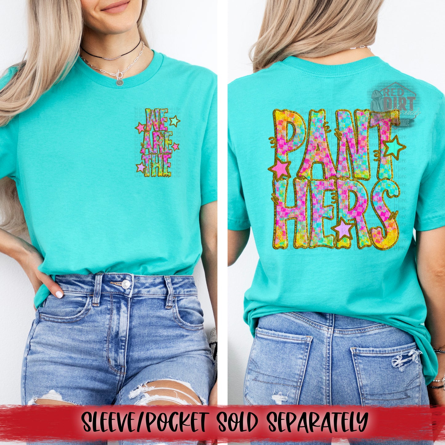 We Are The Panthers DTF Transfer | Trendy School Spirit DTF Transfer | High Quality Image Transfers | Ready to Press | Fast Shipping