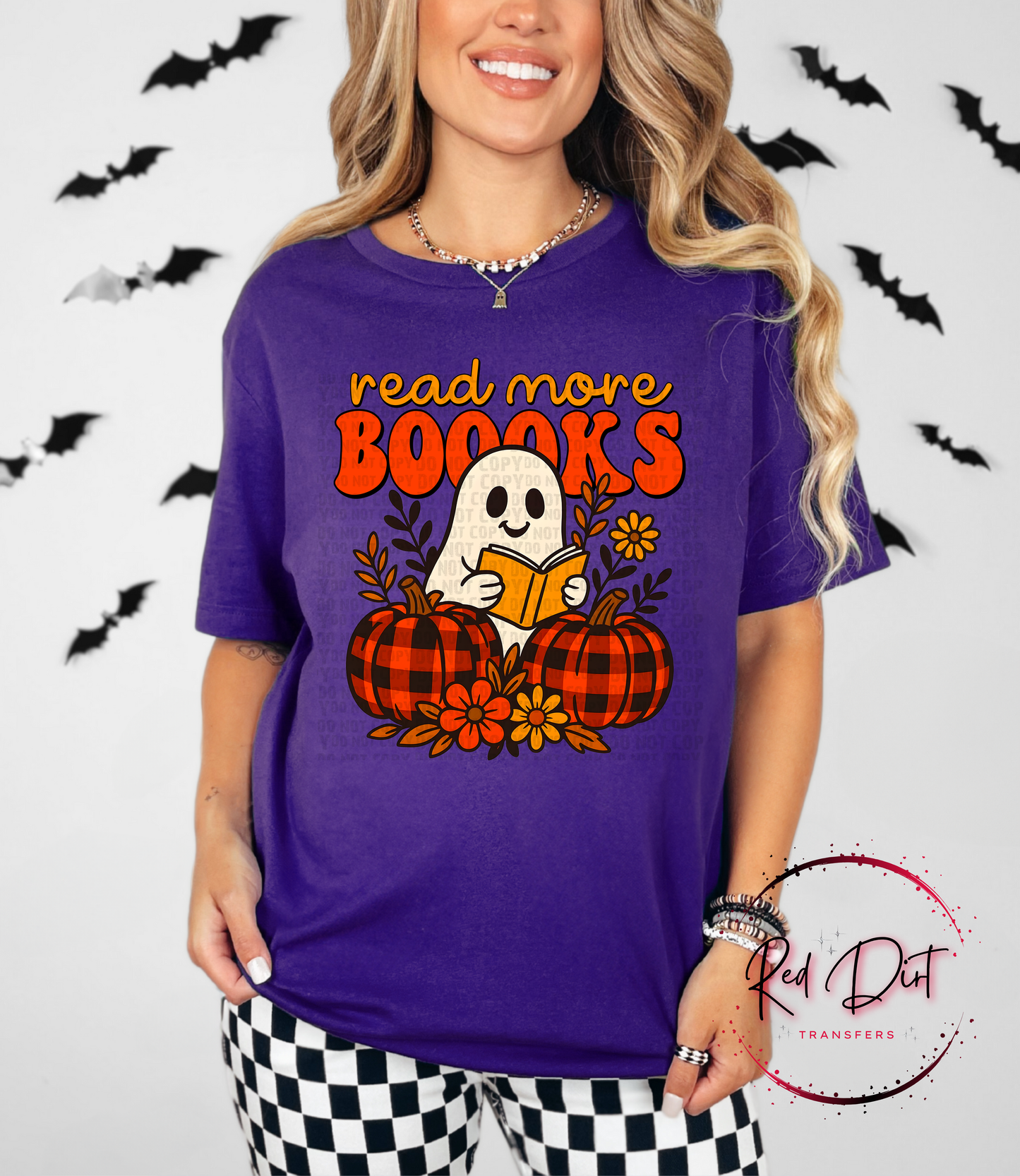 Read More Books DTF Transfer | Trendy Halloween DTF Transfer | High Quality Image Transfers | Ready to Press | Instant Peel