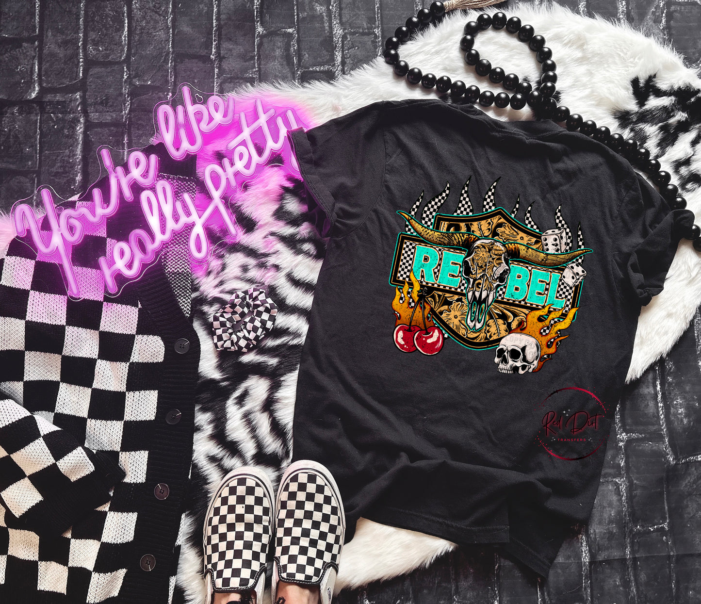 Rebel DTF Transfer | Trendy Western/Boho DTF Transfer | High Quality Image Transfers | Ready to Press | Instant Peel