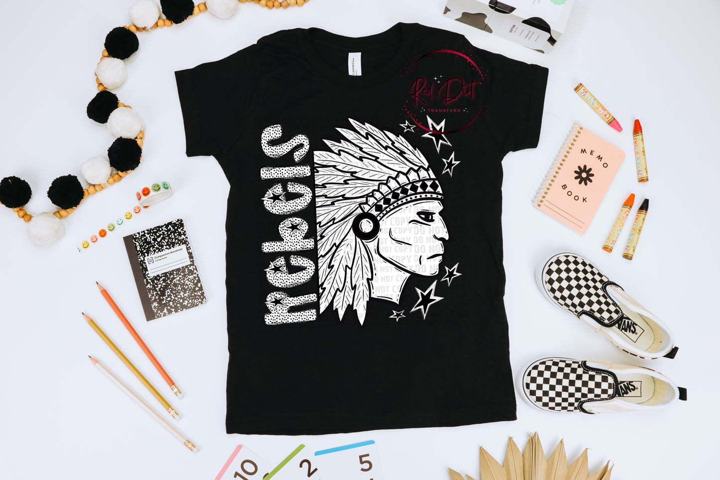 Rebels DTF Transfer | Trendy School Spirit DTF Transfer | High Quality Image Transfers | Ready to Press | Instant Peel