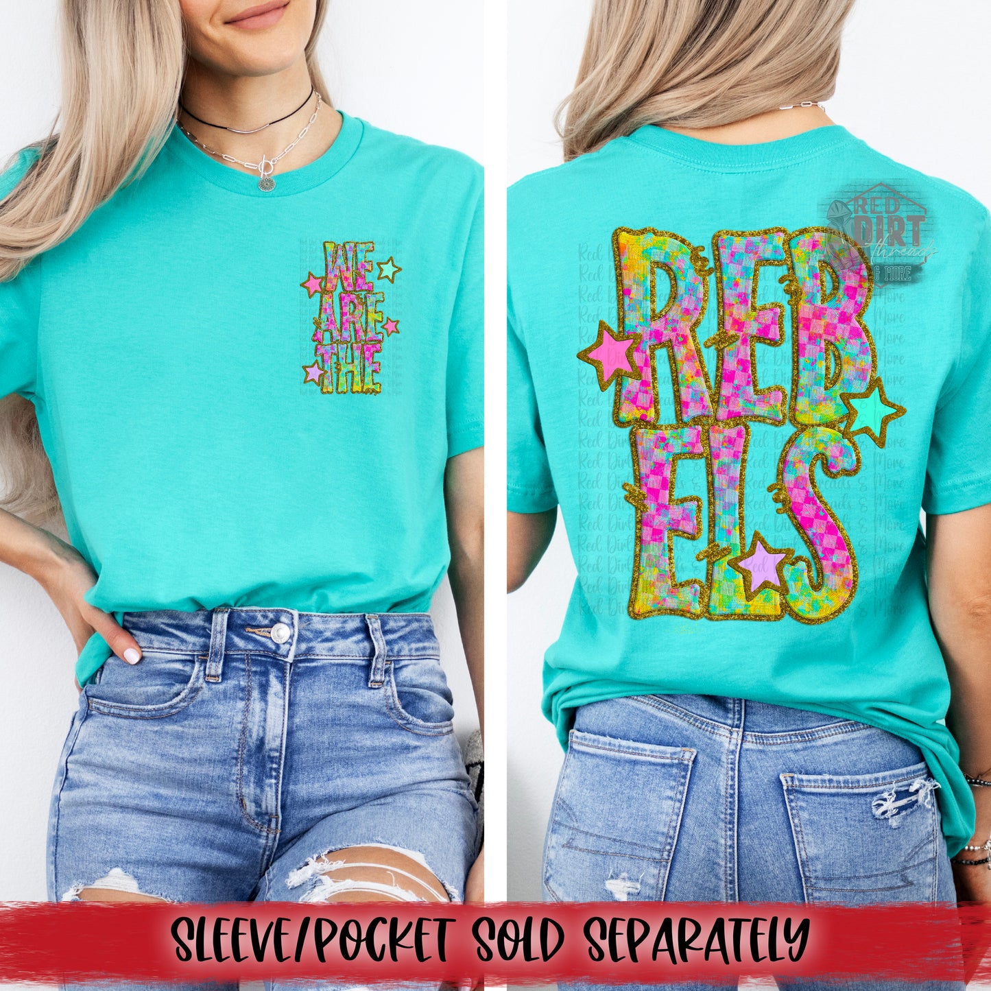 We Are The Rebels DTF Transfer | Trendy School Spirit DTF Transfer | High Quality Image Transfers | Ready to Press | Fast Shipping