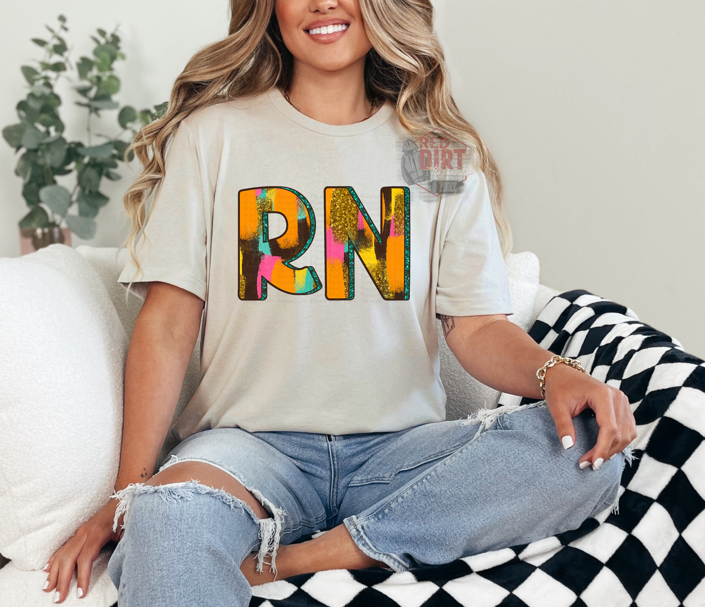 RN DTF Transfer | Trendy Career DTF Transfer | Ready to Press | High Quality DTF Transfers | Fast Shipping