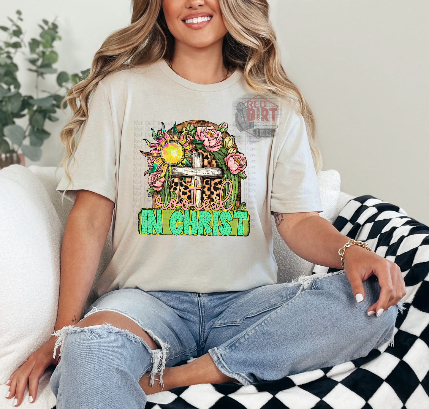 Rooted In Christ T-Shirt | Trendy Religious Shirt | Fast Shipping | Super Soft Shirts for Men/Women/Kid's
