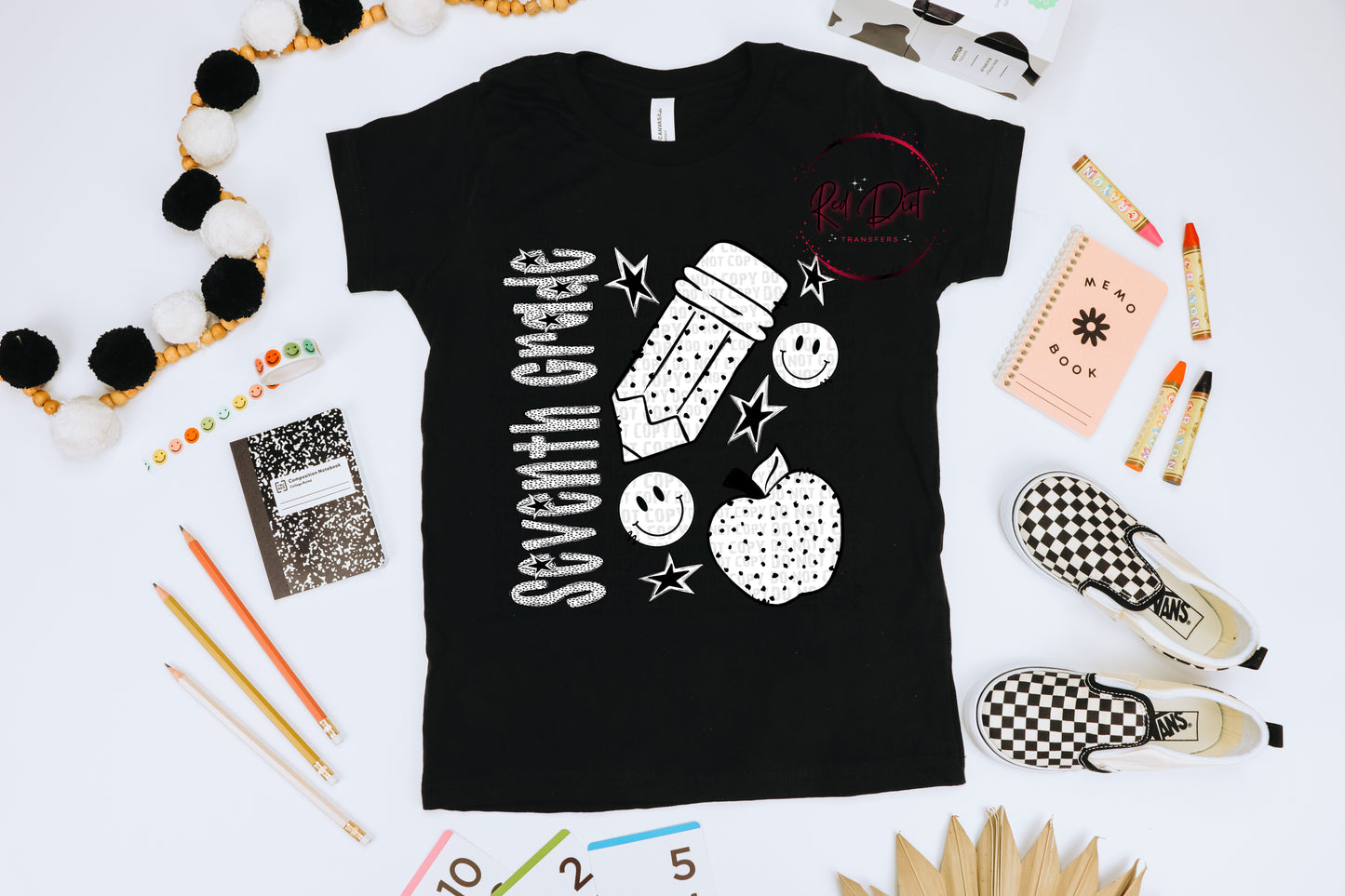 Seventh Grade Dots T-Shirt | Trendy School Shirt | Fast Shipping | Super Soft Shirts for Men/Women/Kid's