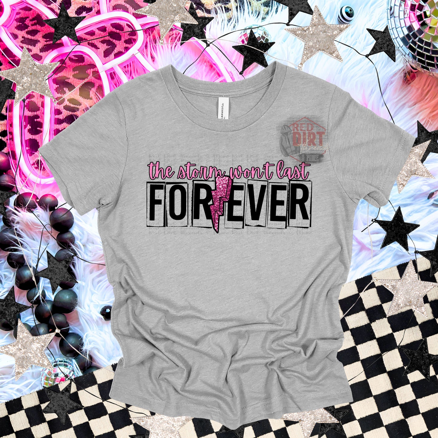 The Storm Won't Last Forever T-Shirt | Trendy Uplifting Shirt | Fast Shipping | Super Soft Shirts for Men/Women/Kid's