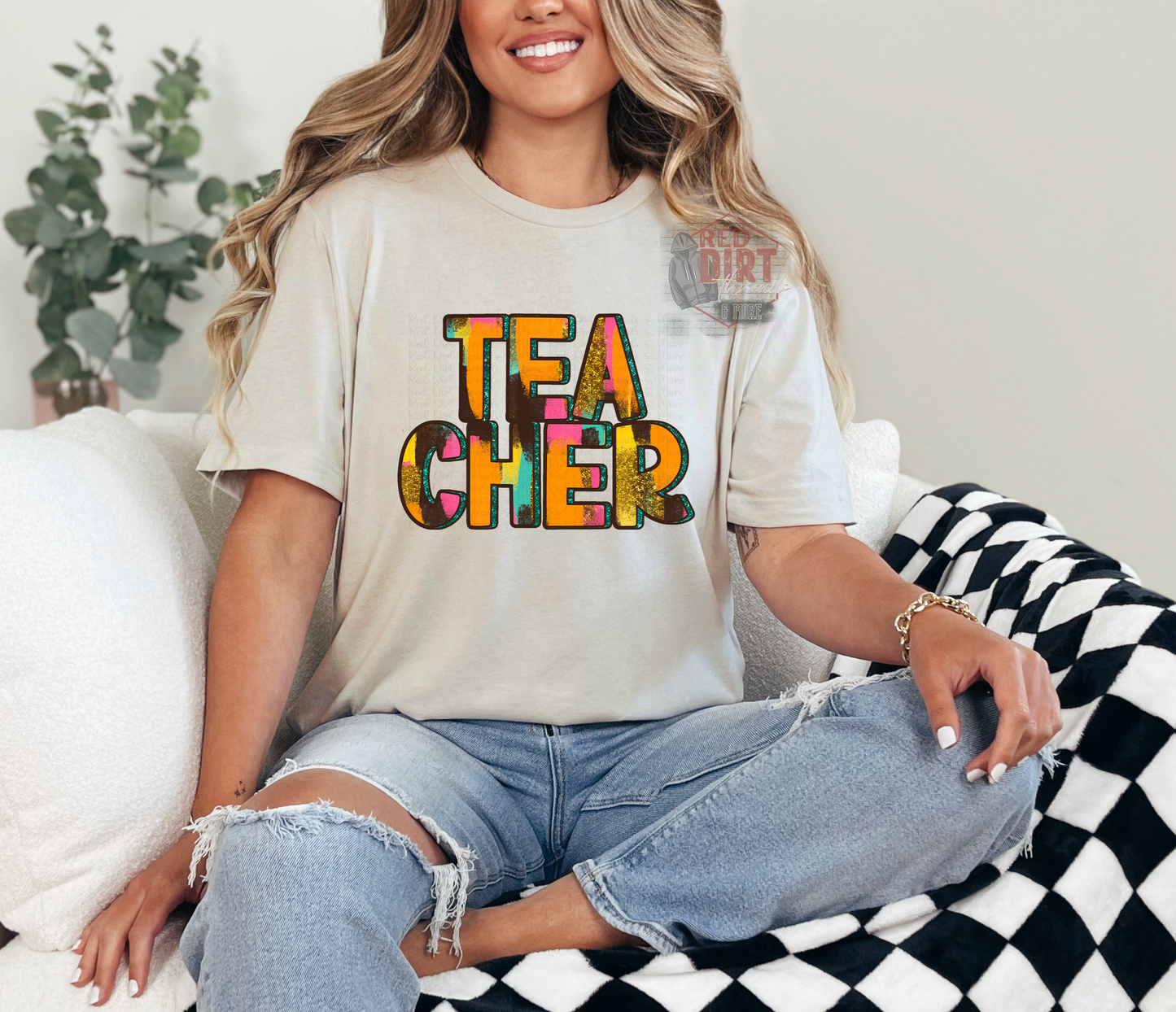 Teacher DTF Transfer | Trendy Career DTF Transfer | Ready to Press | High Quality DTF Transfers | Fast Shipping