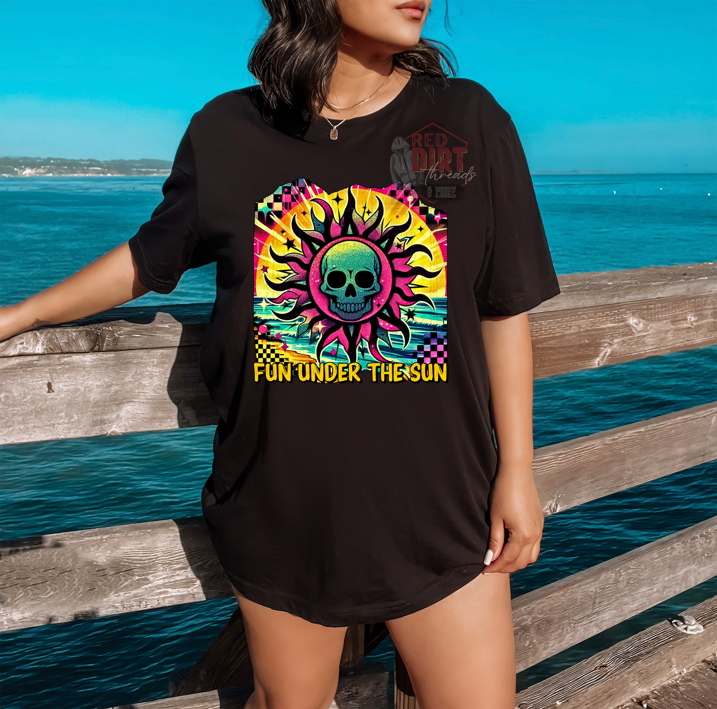 Fun Under The Sun DTF Transfer | Trendy Summer DTF Transfer | High Quality Image Transfers | Ready to Press | Fast Shipping