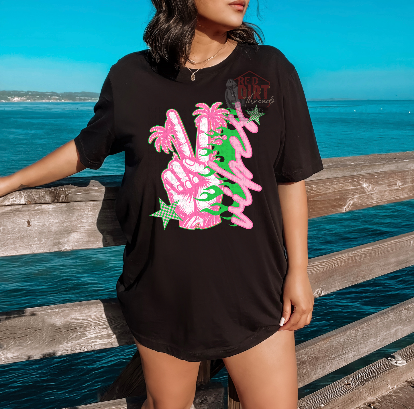 Summer Vibes DTF Transfer | Trendy Summer DTF Transfer | High Quality Image Transfers | Ready to Press | Fast Shipping