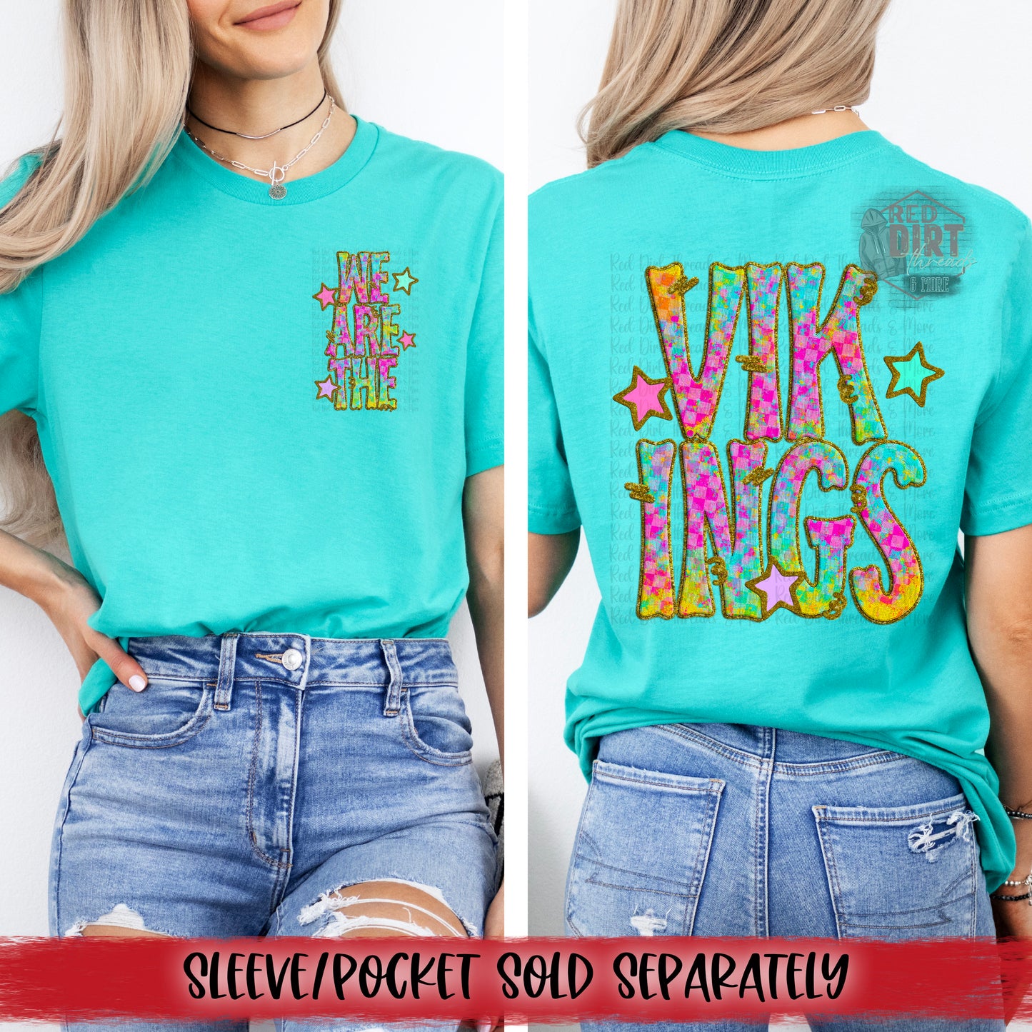 We Are The Vikings DTF Transfer | Trendy School Spirit DTF Transfer | High Quality Image Transfers | Ready to Press | Fast Shipping