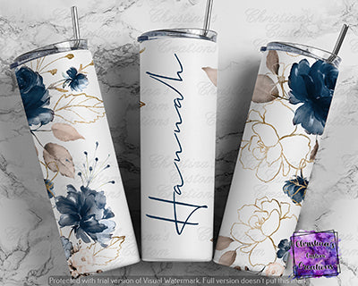 Personalized Floral Insulated Tumbler | Trendy Floral Tumbler | Customized Tumbler | Birthday Gift | Fast Shipping-Copy