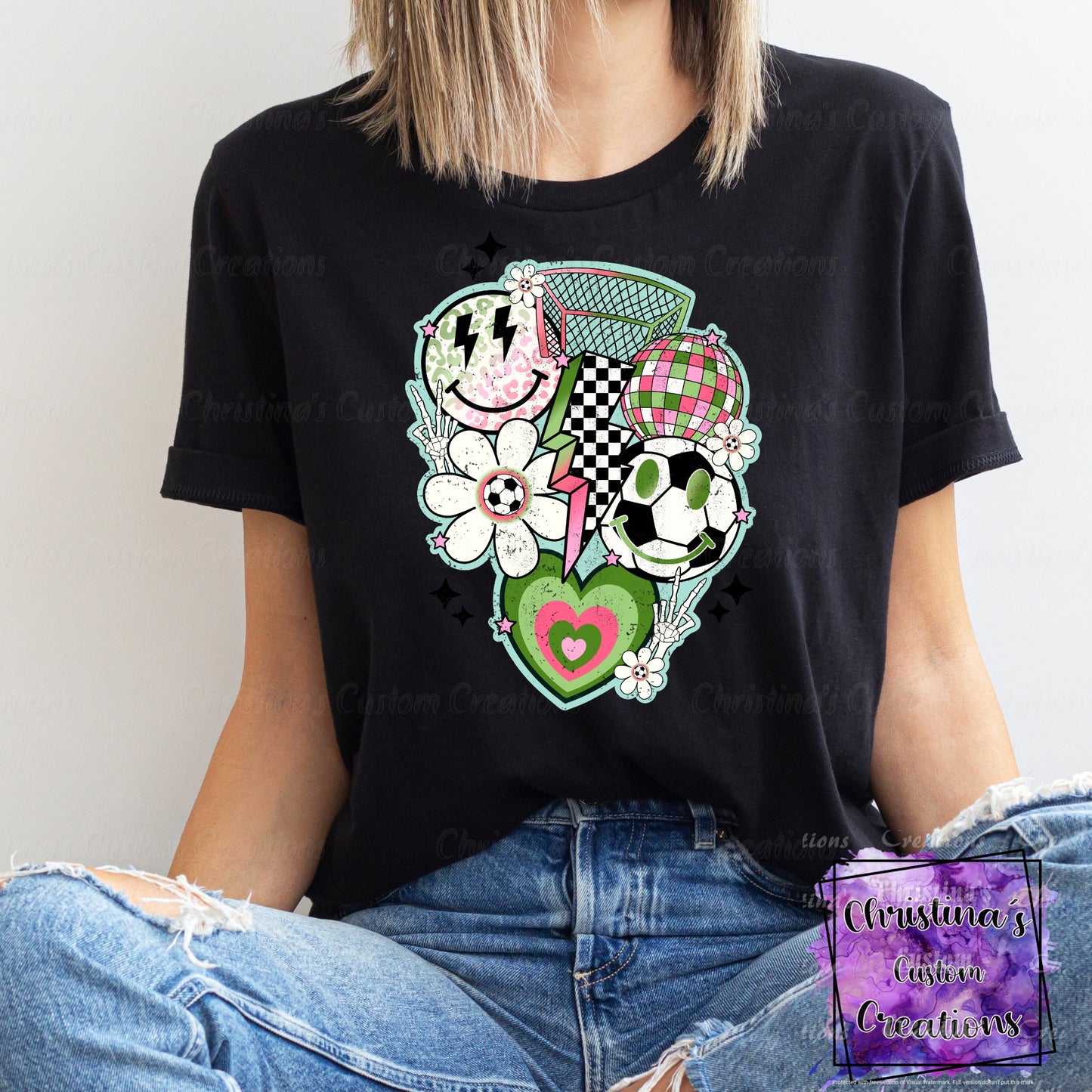 Retro Soccer T-Shirt | Trendy Soccer Shirt | Fast Shipping | Super Soft Shirts for Men/Women/Kid's | Bella Canvas