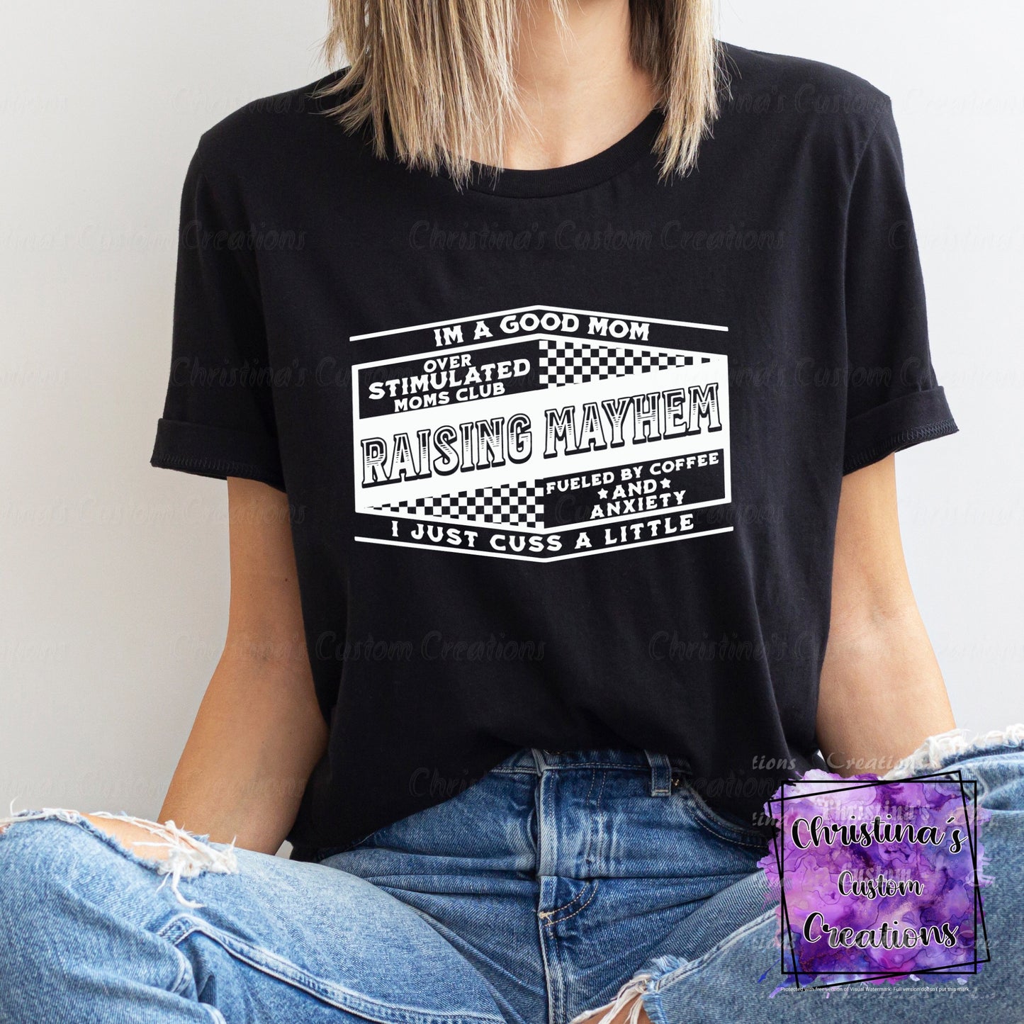 Raising Mayhem T-Shirt | Trendy Mama Shirt | Fast Shipping | Super Soft Shirts for Women | Gift for Mom