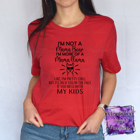 Mama Llama T-Shirt | Funny Mama Shirt | Fast Shipping | Super Soft Shirts for Women | Gift for Mom