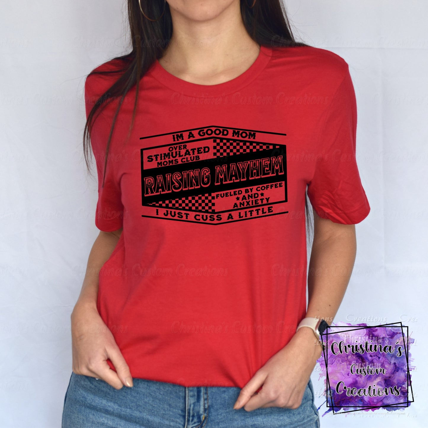 Raising Mayhem T-Shirt | Trendy Mama Shirt | Fast Shipping | Super Soft Shirts for Women | Gift for Mom