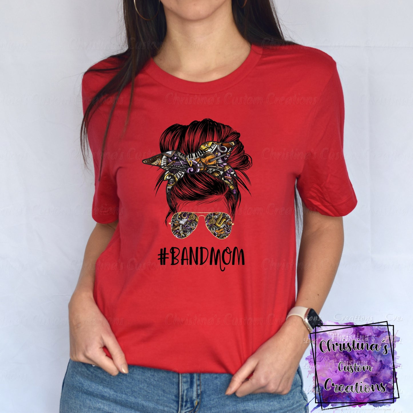 Band Mom T-Shirt | Trendy School Spirit Shirt | Fast Shipping | Super Soft Shirts for Men/Women/Kid's | Bella Canvas