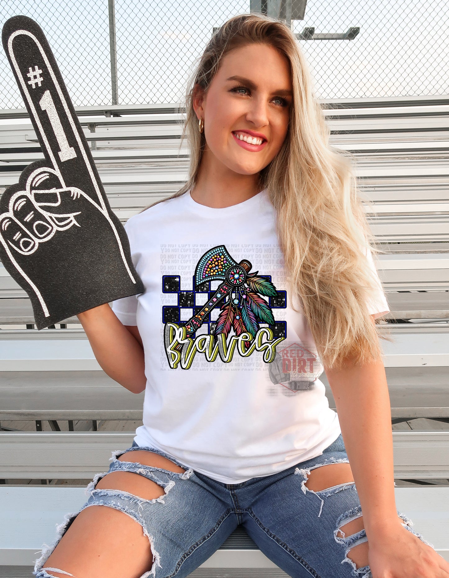 Braves DTF Transfer | Trendy School Spirit DTF Transfer | Ready to Press | High Quality DTF Transfers | Fast Shipping