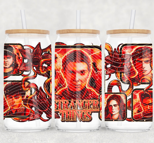 ST UV DTF Libbey Transfer | Trendy Movie Libbey Wrap | Ready to Transfer | High Quality | Waterproof UV Transfer