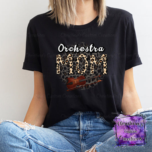 Orchestra Mom T-Shirt | Trendy School Spirit Shirt | Fast Shipping | Super Soft Shirts for Men/Women/Kid's | Bella Canvas