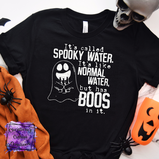 Spooky Water T-Shirt | Trendy Halloween Shirt | Funny Halloween Shirt | Fast Shipping | Super Soft Shirts for Men/Women/Kid's