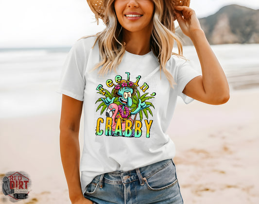 Feeling Crabby DTF Transfer | Trendy Summer DTF Transfer | Ready to Press | High Quality DTF Transfers | Fast Shipping