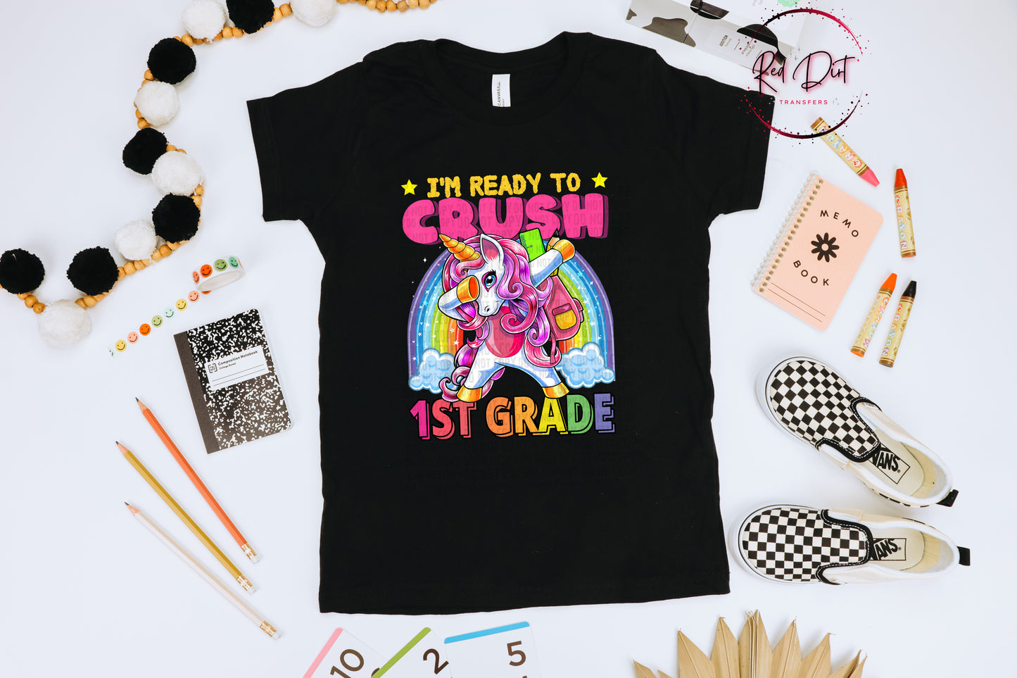 I'm Ready To Crush 1st Grade T-Shirt | Trendy School Shirt | Fast Shipping | Super Soft Shirts for Men/Women/Kid's