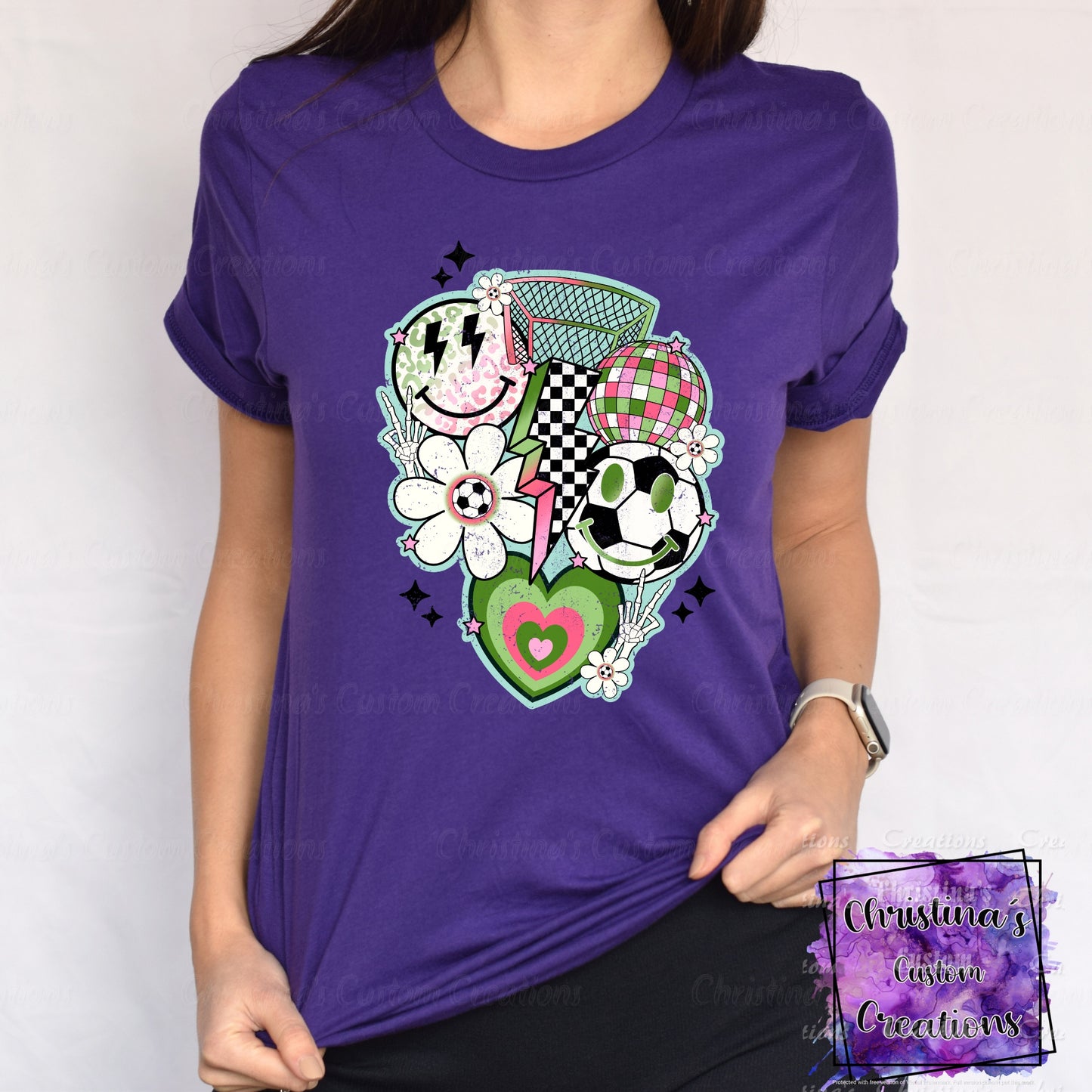 Retro Soccer T-Shirt | Trendy Soccer Shirt | Fast Shipping | Super Soft Shirts for Men/Women/Kid's | Bella Canvas