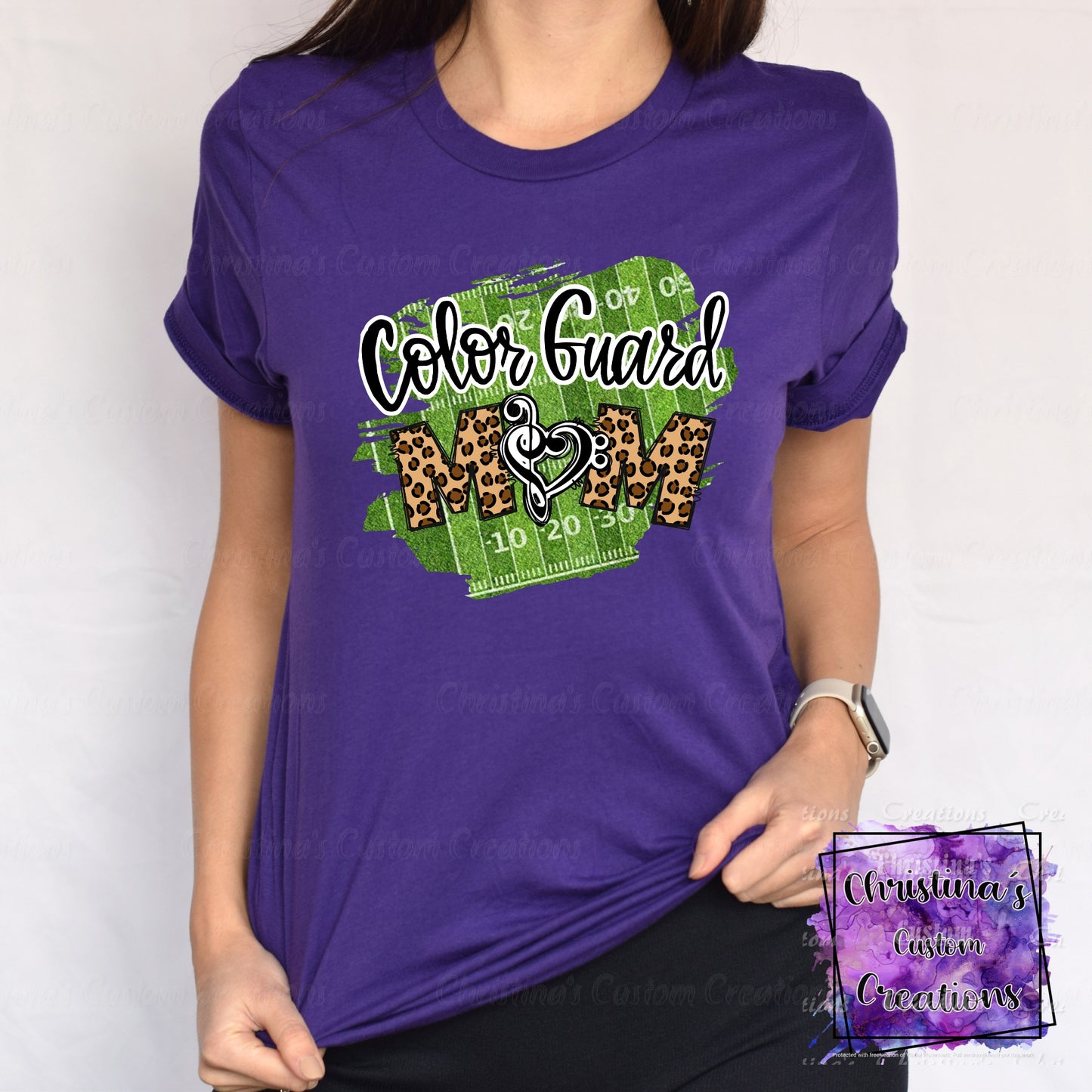 Colorguard Mom T-Shirt | Trendy School Spirit Shirt | Fast Shipping | Super Soft Shirts for Men/Women/Kid's | Bella Canvas