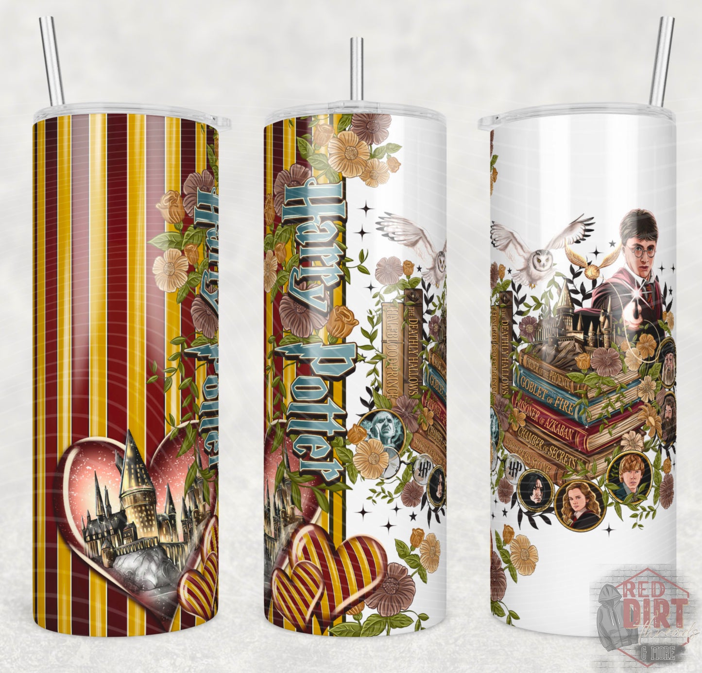 Hp Insulated Tumbler with Plastic Lid and Sealed Reusable Straw | Trendy Cup | Hot/Cold Tumbler