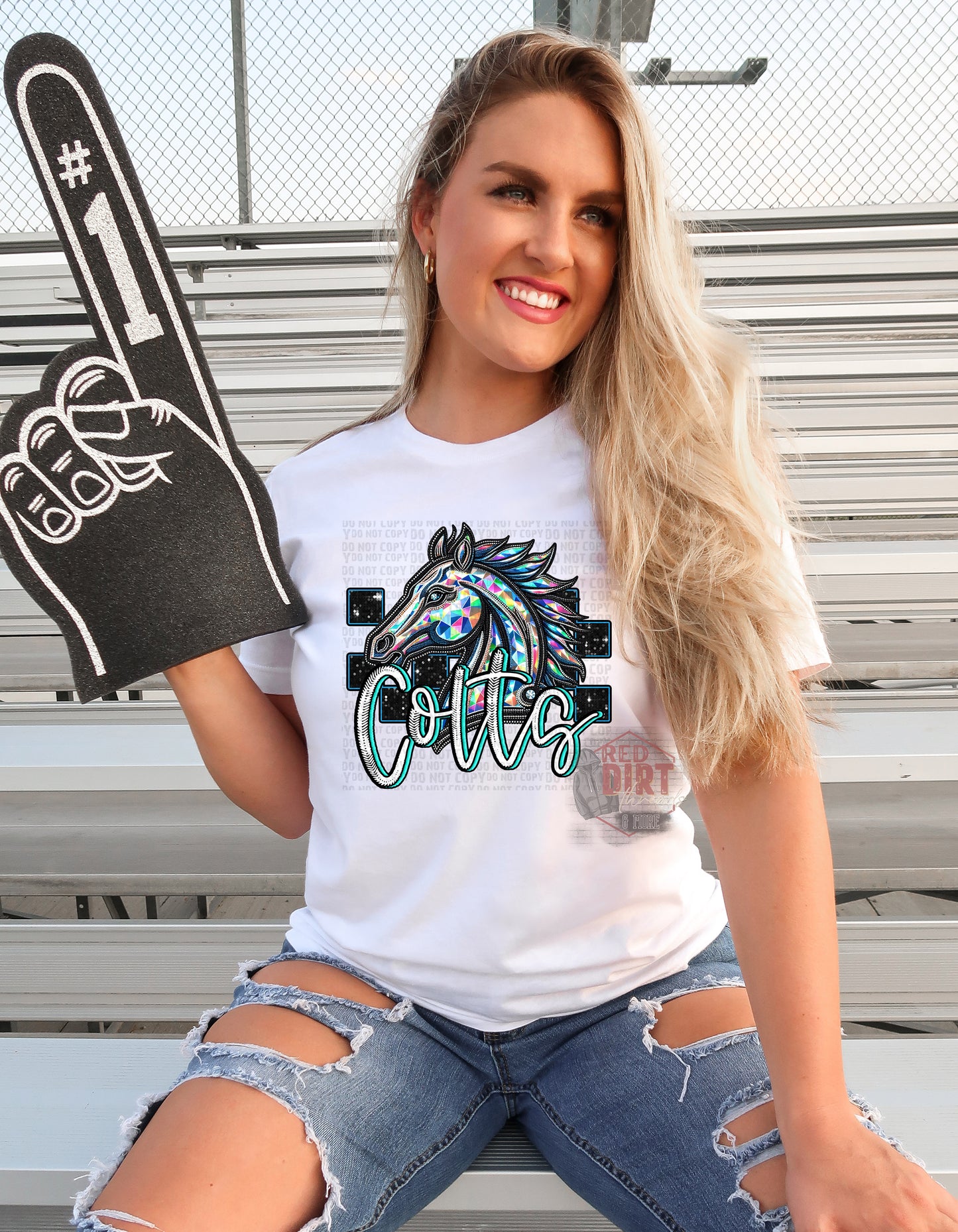 Colts DTF Transfer | Trendy School Spirit DTF Transfer | Ready to Press | High Quality DTF Transfers | Fast Shipping