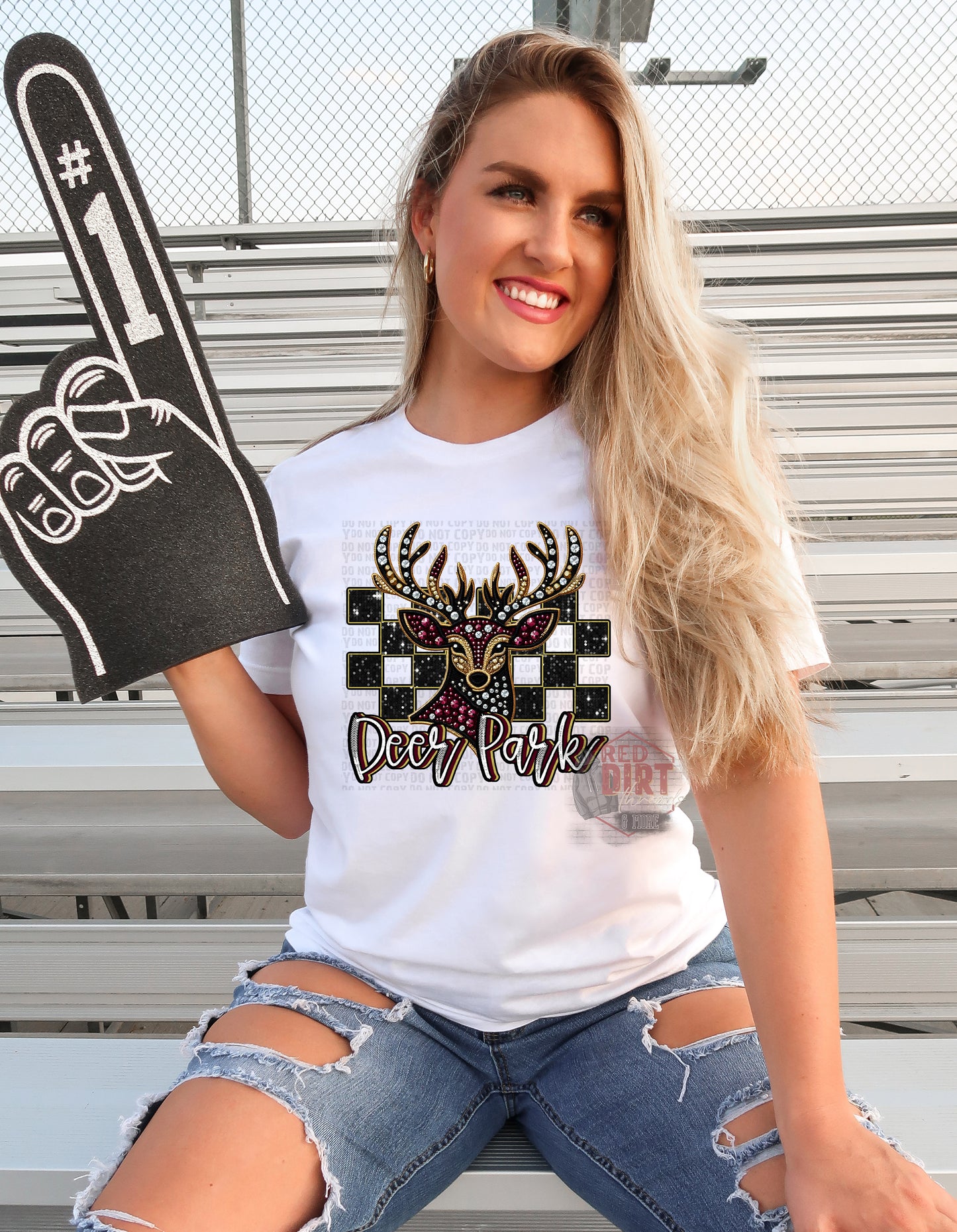 Deer Park DTF Transfer | Trendy School Spirit DTF Transfer | Ready to Press | High Quality DTF Transfers | Fast Shipping