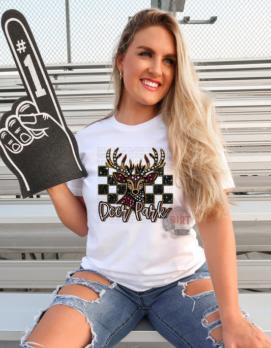 Deer Park DTF Transfer | Trendy School Spirit DTF Transfer | Ready to Press | High Quality DTF Transfers | Fast Shipping