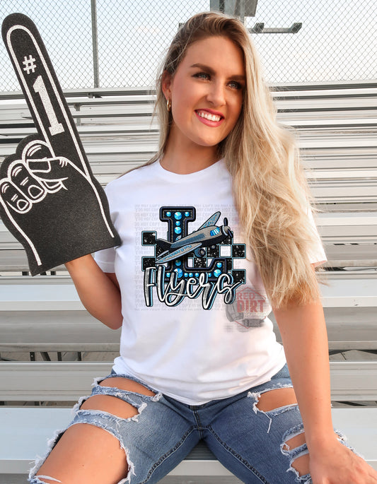 Flyers DTF Transfer | Trendy School Spirit DTF Transfer | Ready to Press | High Quality DTF Transfers | Fast Shipping