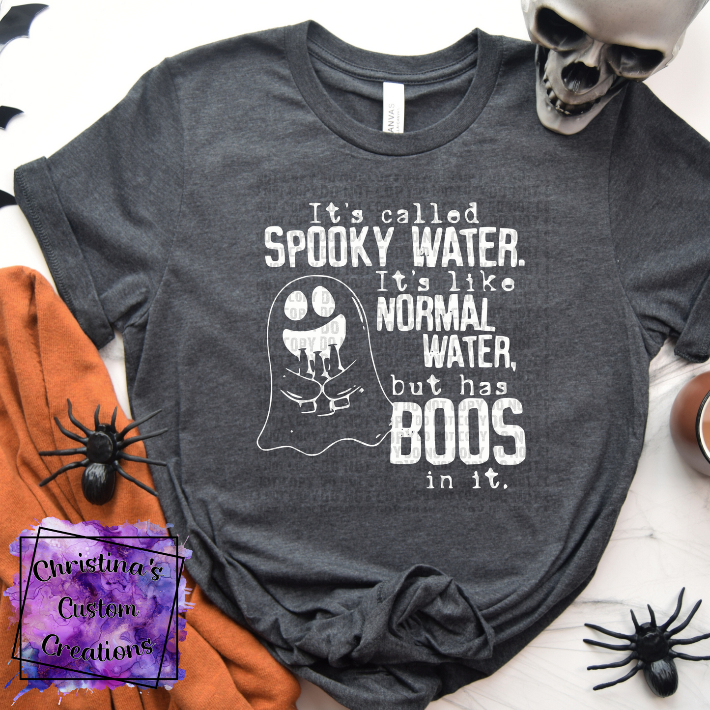 Spooky Water T-Shirt | Trendy Halloween Shirt | Funny Halloween Shirt | Fast Shipping | Super Soft Shirts for Men/Women/Kid's