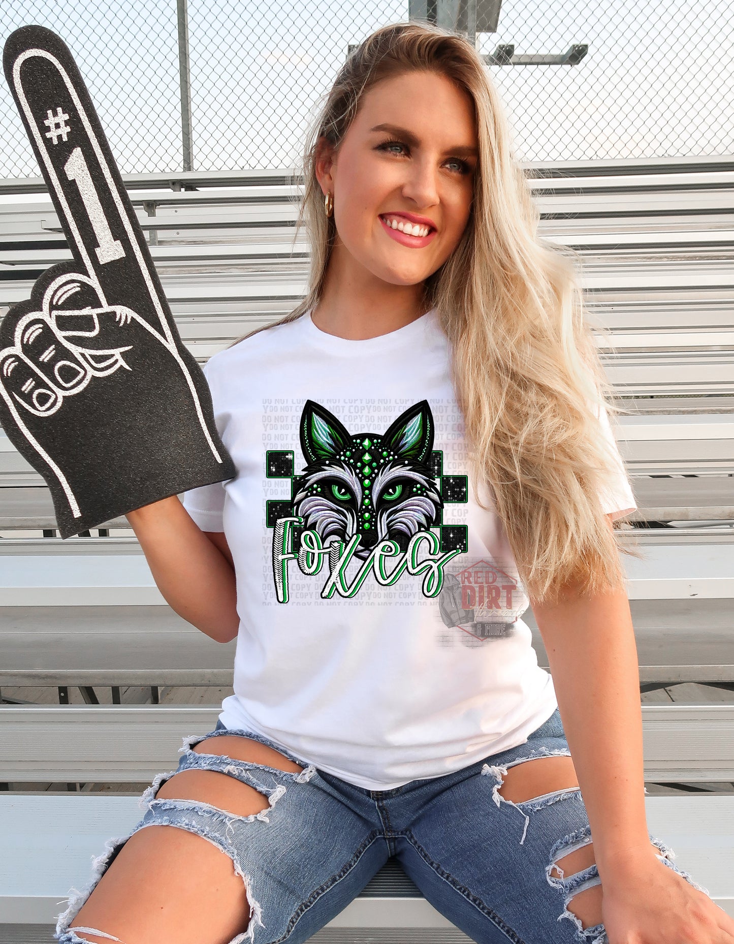 Foxes DTF Transfer | Trendy School Spirit DTF Transfer | Ready to Press | High Quality DTF Transfers | Fast Shipping
