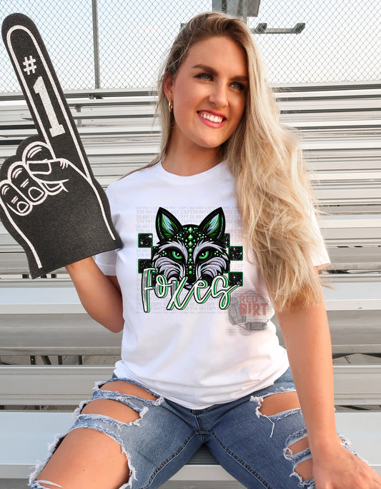 Foxes DTF Transfer | Trendy School Spirit DTF Transfer | Ready to Press | High Quality DTF Transfers | Fast Shipping
