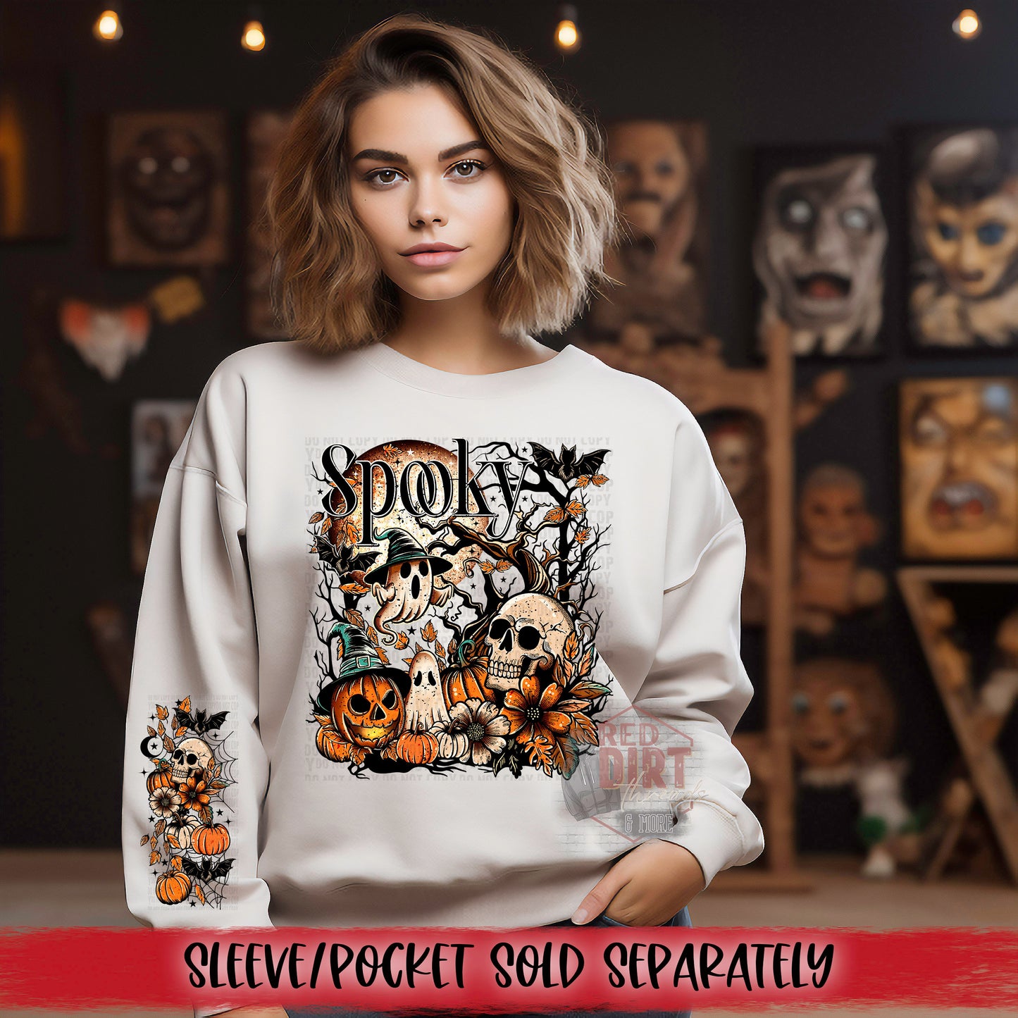 Spooky DTF Transfer | Trendy Halloween DTF Transfer | Ready to Press | High Quality DTF Transfers | Fast Shipping