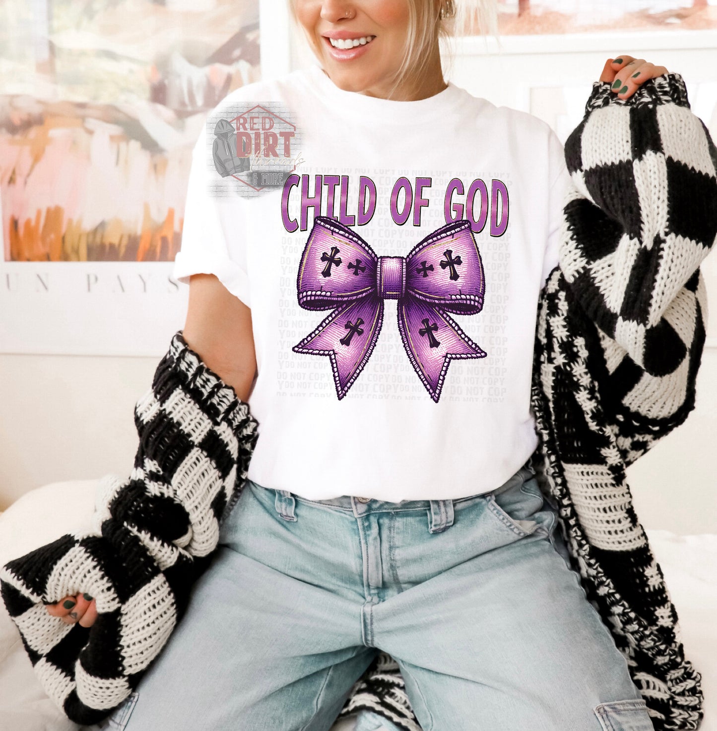 Child of God DTF Transfer | Trendy Christian DTF Transfer | High Quality Image Transfers | Ready to Press | Fast Shipping
