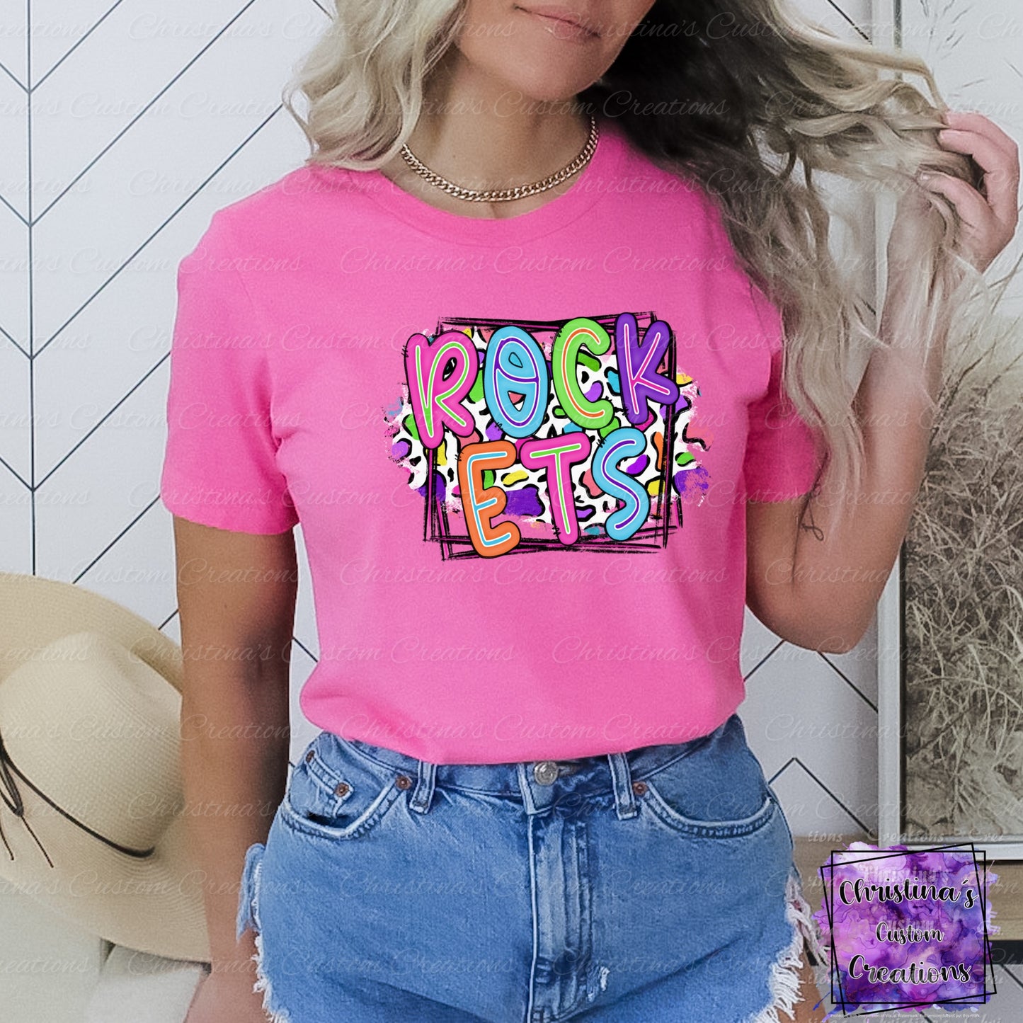 Neon Rockets T-Shirt | Trendy School Spirit Shirt | Fast Shipping | Super Soft Shirts for Men/Women/Kid's | Bella Canvas