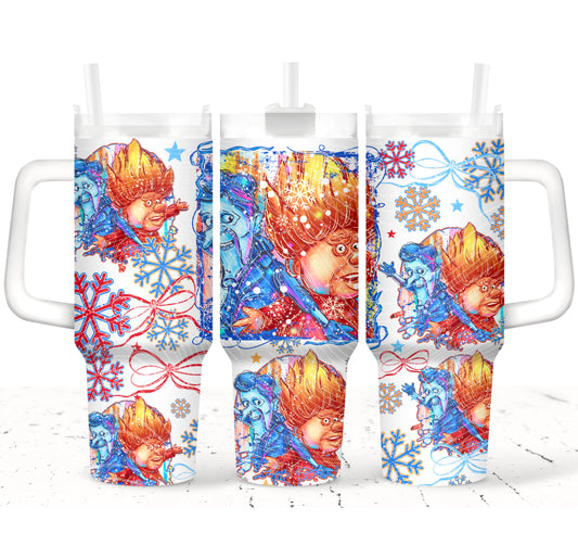 Brothers UV DTF 40oz Tumbler Transfer | Trendy Christmas Tumbler Wrap | Ready to Transfer | High Quality | Waterproof UV Transfer