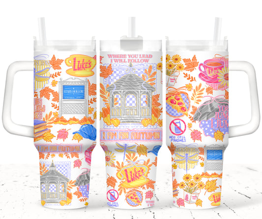 Stars Hallow UV DTF 40oz Tumbler Transfer | Trendy TV Series Tumbler Wrap | Ready to Transfer | High Quality | Waterproof UV Transfer