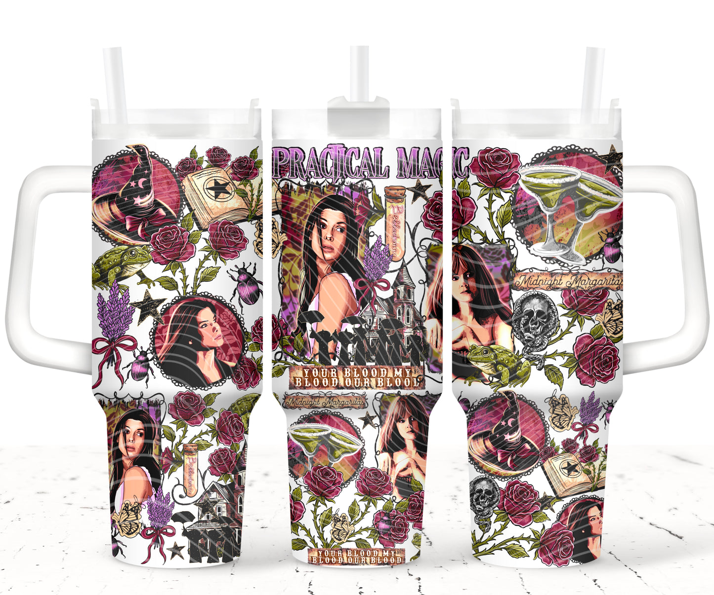 Magic UV DTF 40oz Tumbler Transfer | Trendy TV Series Tumbler Wrap | Ready to Transfer | High Quality | Waterproof UV Transfer