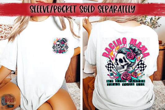 Racing Mama DTF Transfer | Trendy Racing DTF Transfer | High Quality Image Transfers | Ready to Press | Fast Shipping