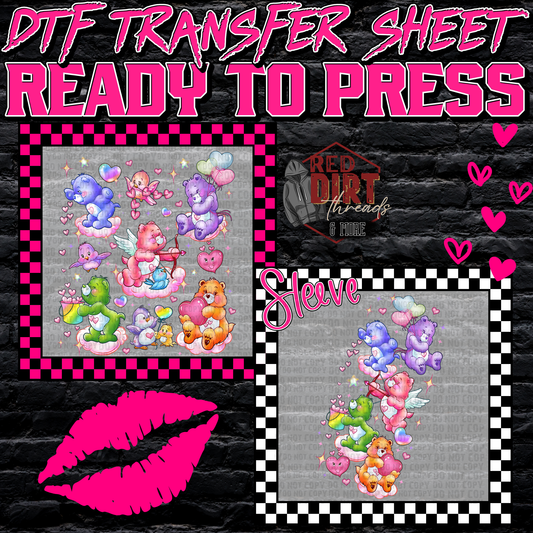 Love Bears DTF Transfer | Trendy Valentine's Day DTF Transfer | Ready to Press | High Quality DTF Transfers | Fast Shipping