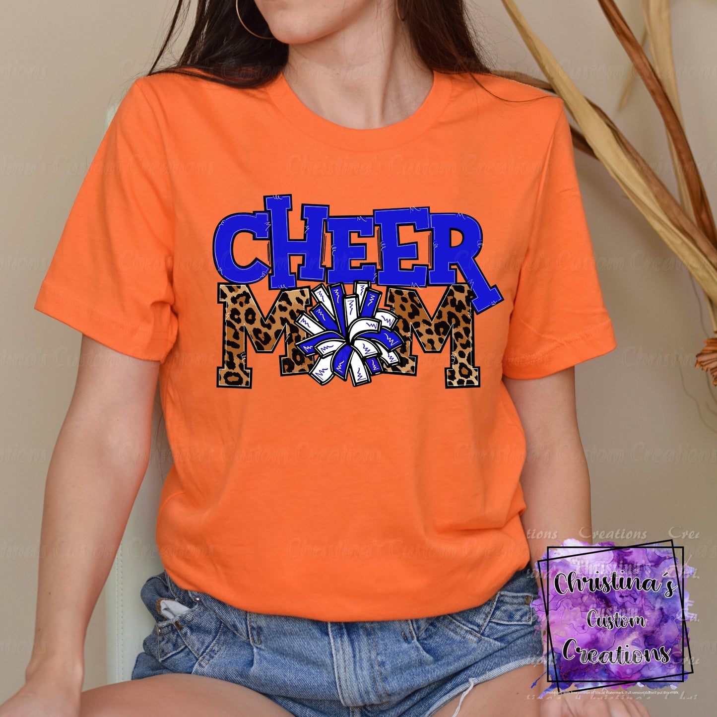 Blue Cheer Mom T-Shirt | Trendy School Spirit Shirt | Fast Shipping | Super Soft Shirts for Men/Women/Kid's | Bella Canvas