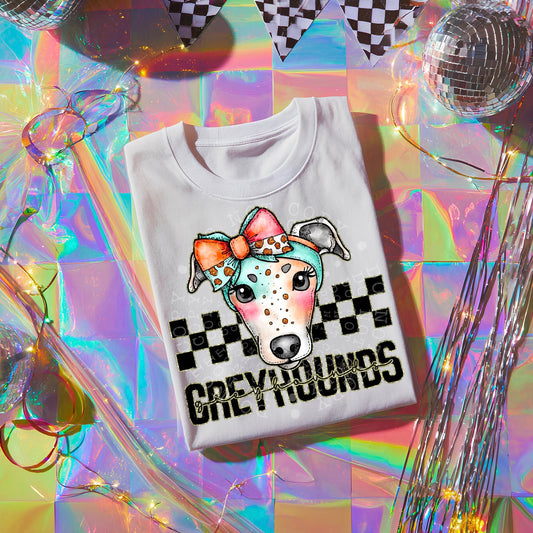Colorful Greyhounds T-Shirt | Trendy School Spirit Shirt | Fast Shipping | Super Soft Shirts for Men/Women/Kid's