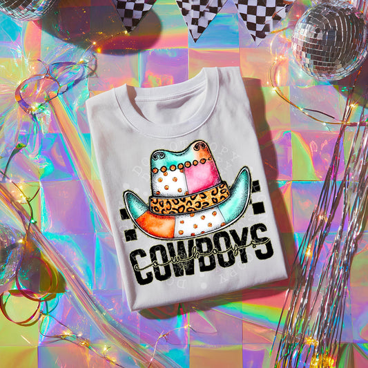 Colorful Cowboys T-Shirt | Trendy School Spirit Shirt | Fast Shipping | Super Soft Shirts for Men/Women/Kid's